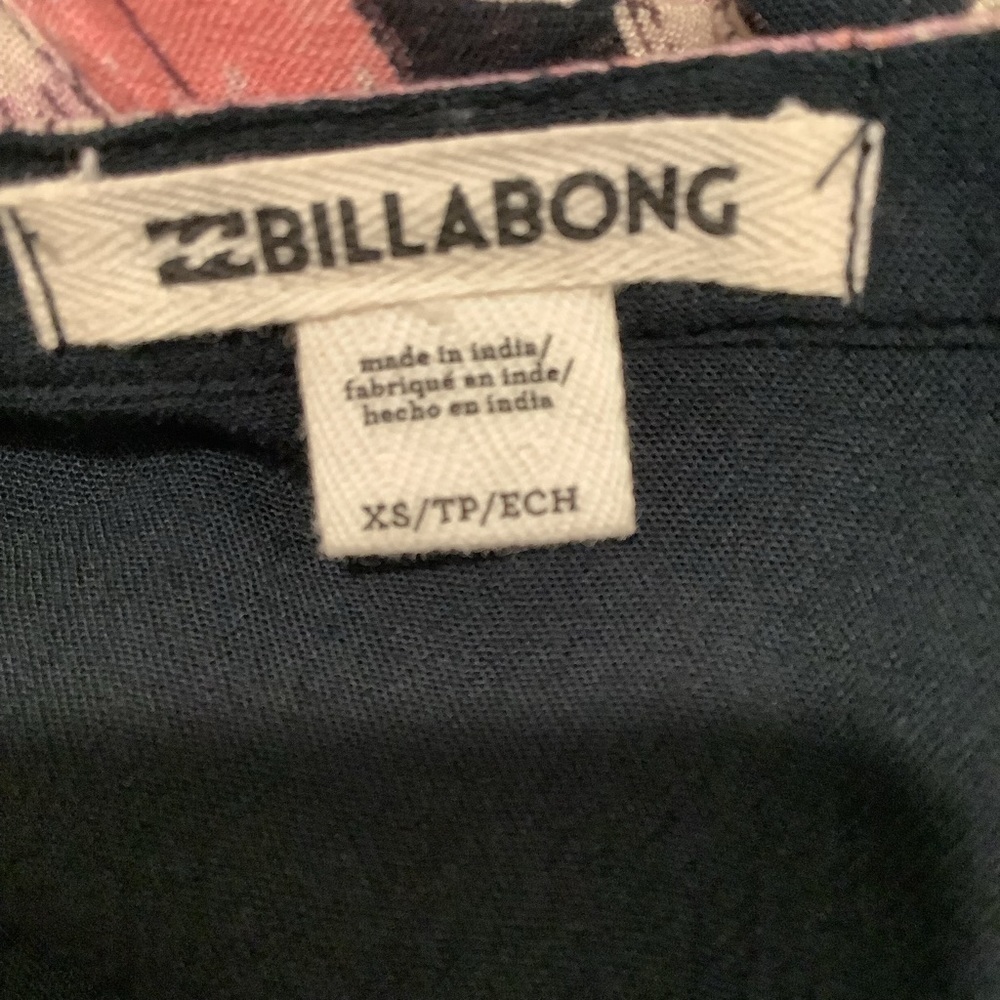 NWT BILLABONG FLORAL MInI OVERSIZED XS - Picture 7 of 7